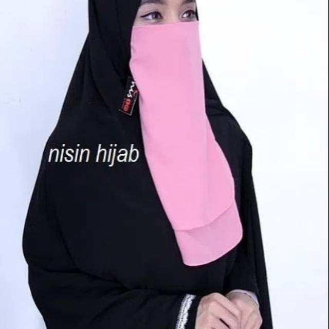 Cadar tali polos 2 layer non kerut cadar murah YAMAN Mesir niqob Purdah murah SIFFON SILK wolfis