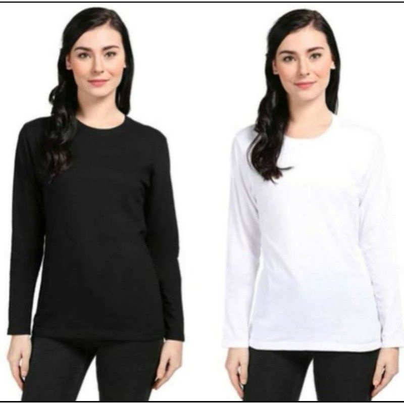 Kemeja Wanita Atasan Blouse Casual Polos Lengan Panjang Kekinian Bahan Moscrep Free belt model Korea-Manset hitam