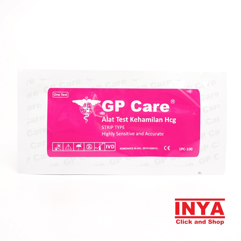 TESTPACK GP CARE ALAT TEST KEHAMILAN Hcg STRIP TYPE