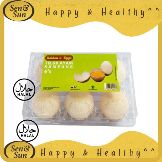 

Sen&Sun Telur Kampung 1 Pack (6 Butir)