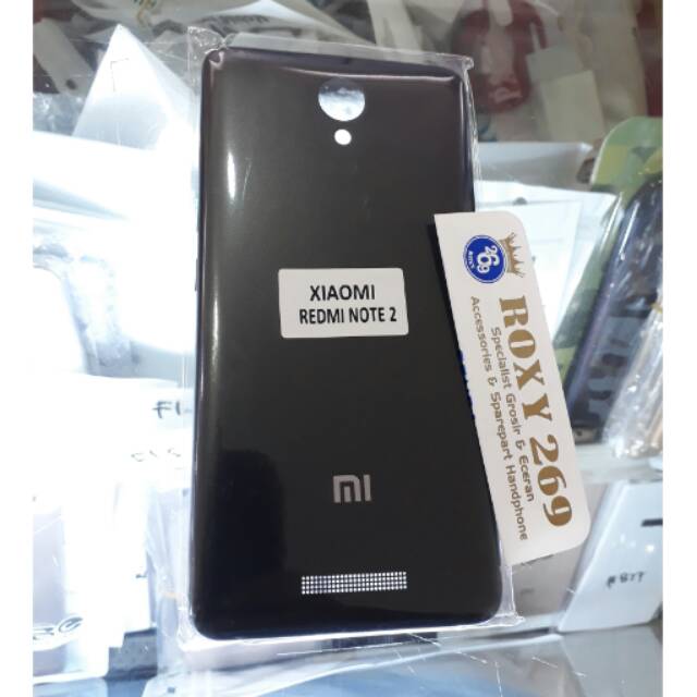 Tutup Backdoor Redmi Note 2 - Backcover Tutup Batre Casing Belakang HP Xiaomi Xiomi Mi Redmi Note2