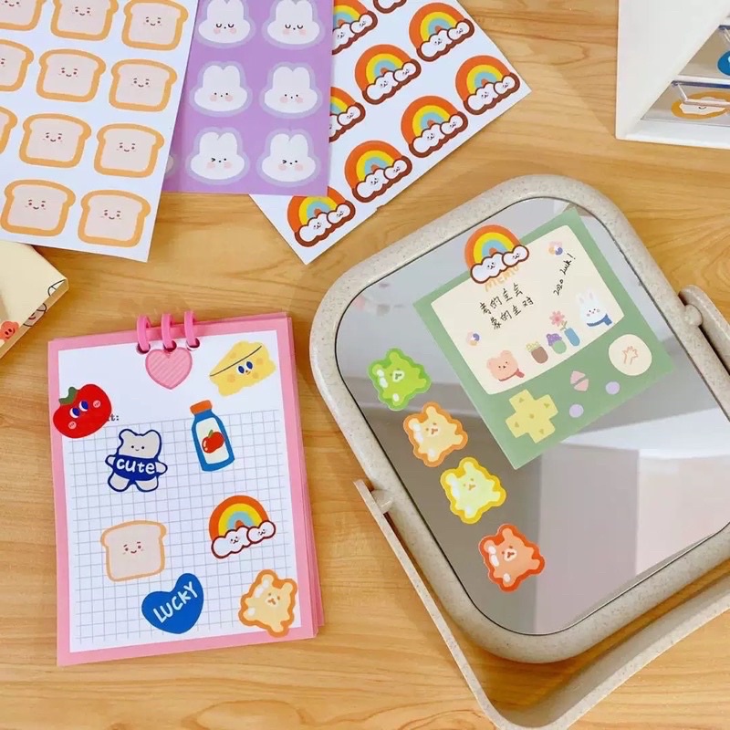 cute sticker decorative diy diary sticker