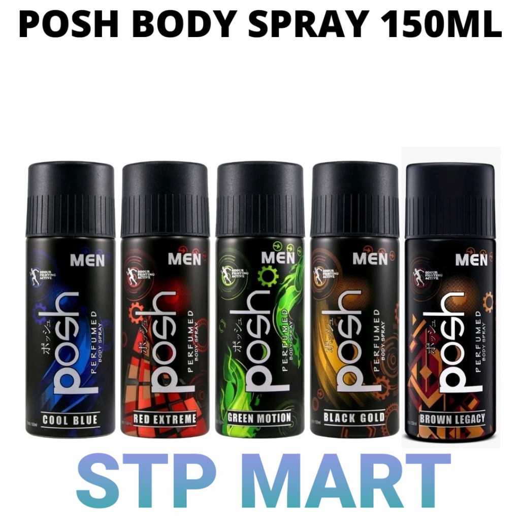 POSH MEN PERFUMED BODY SPRAY 150 ML // PARFUM POSH MEN // PARFUM