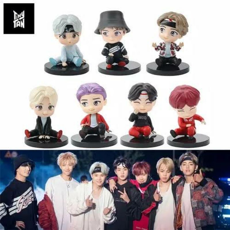 BTS TINY TAN mic drop mini figure