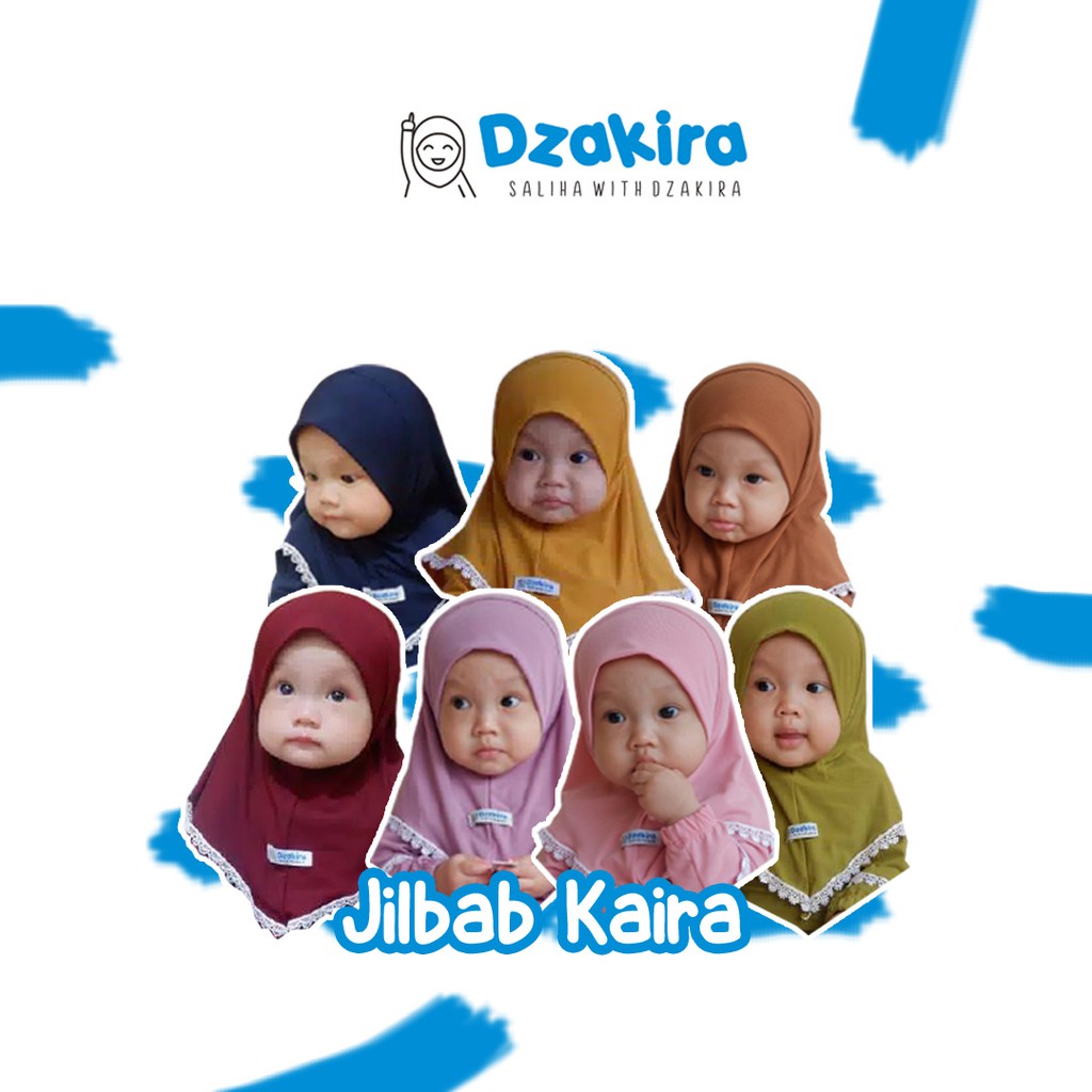 HIJAB BALITA RENDA ORIGINAL BASIC DZAKIRA 0-3T