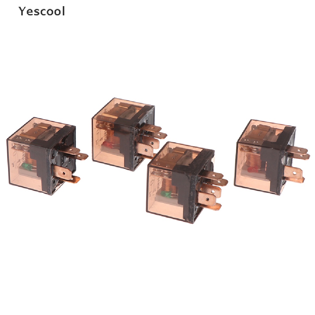 Yescool Relay SPDT 12 / 24V 80A 4 / 5Pin Tahan Air Untuk Mobil