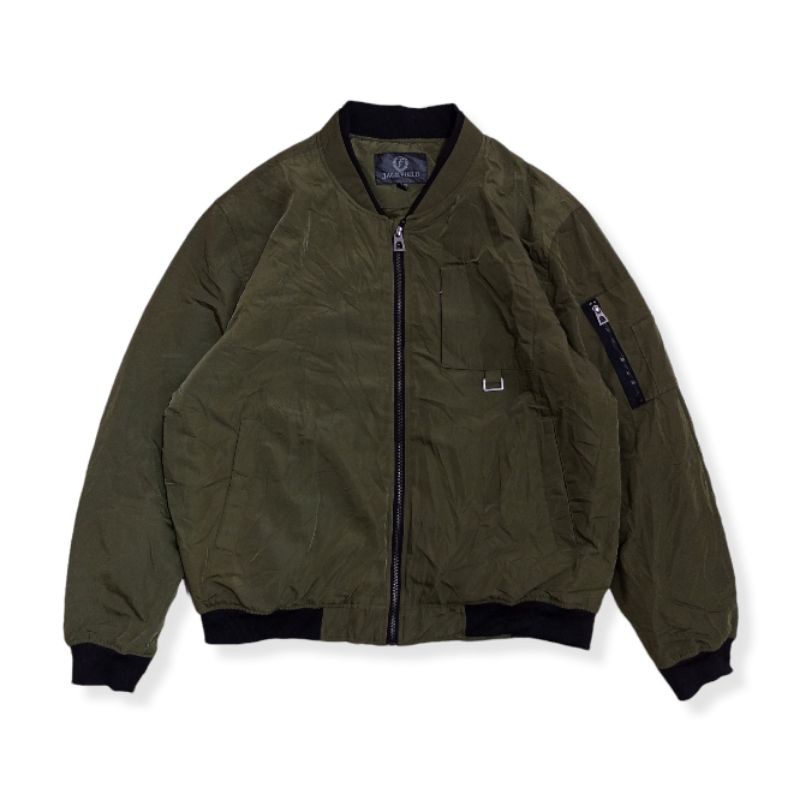 Jaket bomber army jackfield second original
