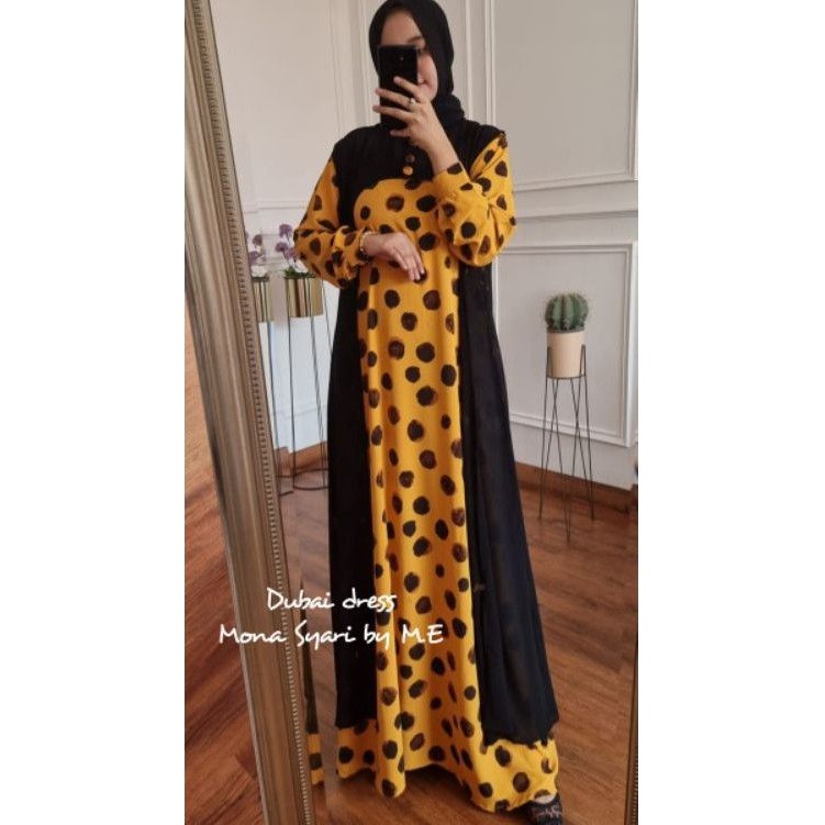 SALE DUBAI DRESS ORIGINAL MONA SYARI'I BY Me habisin stok