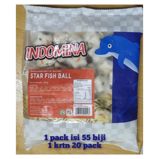 

Indomina Star Fish Ball 500g Indomina Seafood Distributor Frozen Food Bogor Alternatife Cedea
