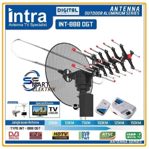 [PROMO]ANTENA TV DIGITAL REMOT INTRA INT 888 DGT ANTENA LUAR ANTENA TV REMOT