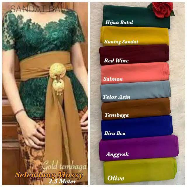 SELENDANG / KEBAYA / SELENDANG MURAH / KEBAYA BALI / KAMEN BALI / SONGKET / SONGKET BALI / BROKAT