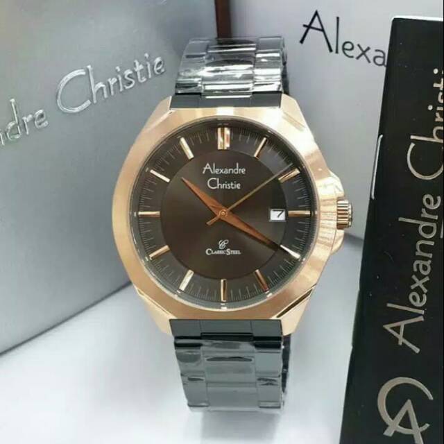 JAM TANGAN PRIA ALEXANDRE CHRISTIE ORIZINAL SERIES 8596 FREE BATRAI CADANGAN