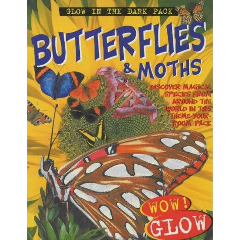

Butterflies and Moths Glow In The Dark Pack Book
