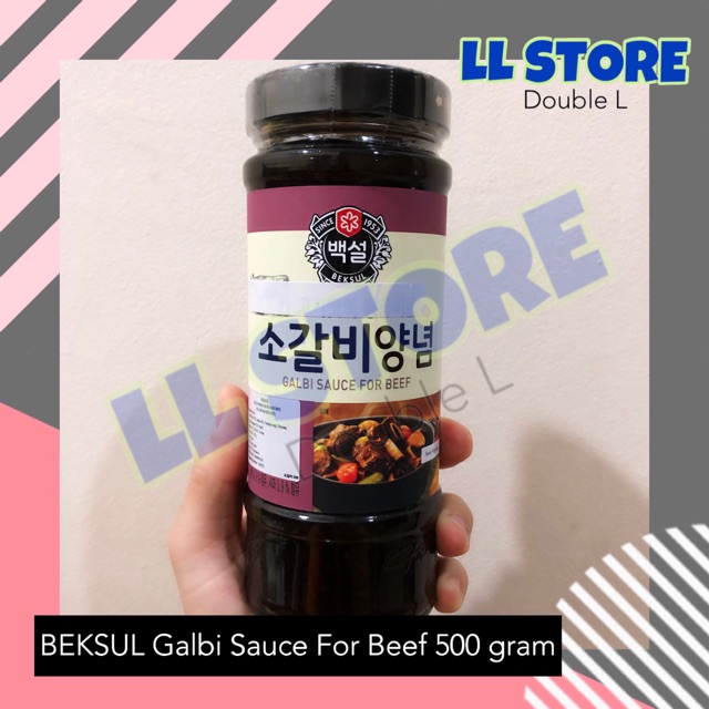 

BEKSUL Galbi Sauce For Beef | Kalbi Marinade Kalbi BBQ 500 gram Iga Sapi Ribs