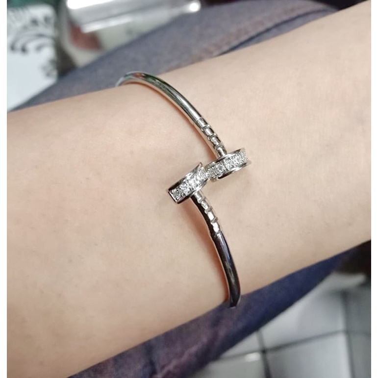 Gelang tangan wanita gelang lapis emas putih gelang pernata