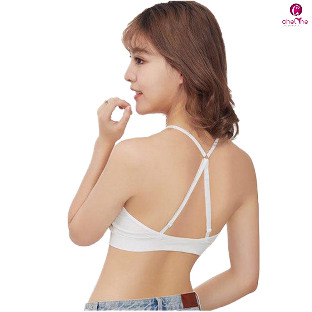 Chelyne BH Bralette TS20 Bahan Rajut Variasi Brukat