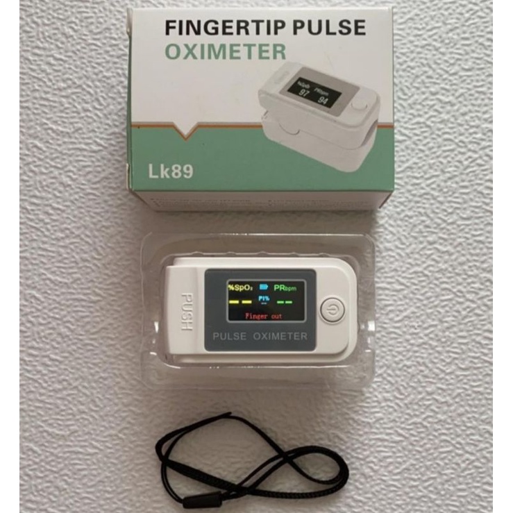 Oxymeter Pulse Fingertip LK89 LK88 LK87 - Oximeter Alat Pengukur Detak Jantung Kadar Oksigen