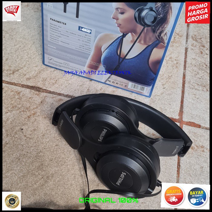 J390 ORIGINAL PHILIPS BANDO HEADPHONE HEADSET STEREO EARPHONE IN EAR 3.5 MM DOBEL BASS HANDSFREE DOUBLE BAS EARPOD SUPER HF SUPER PREMIUM MIC KABEL MUSIK CALL NELPON HP AUDIO SOUND SUARA VOKAL KARAOKE WIRED HEADPHONES HIFI J390  Headphone Headset Bando Ph