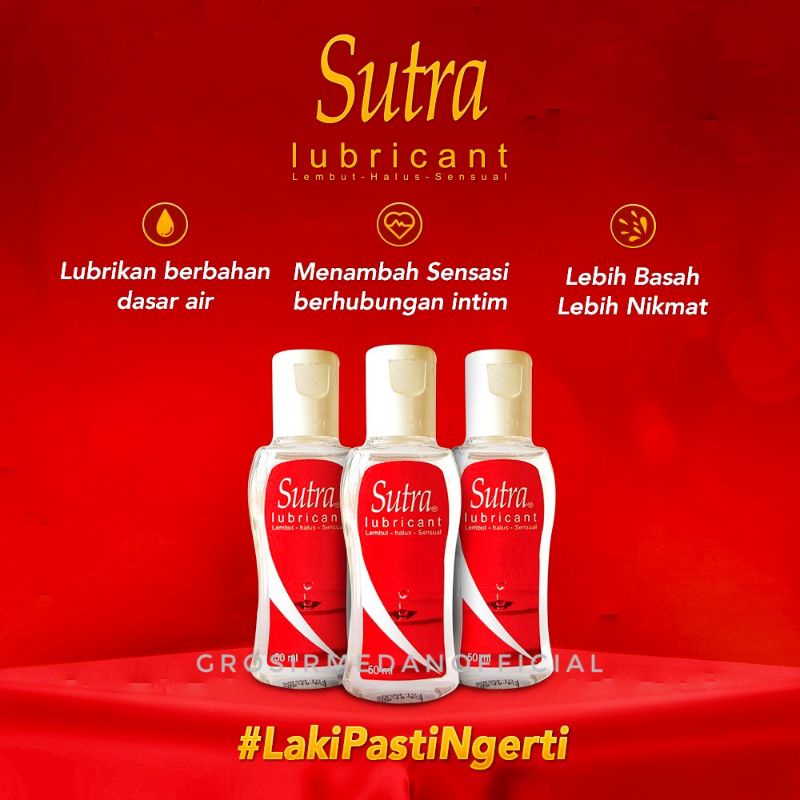 SUTRA LUBRICANT 50 ML - PELUMAS AREA INTIM - CAIRAN PELICIN ORGAN KEWANITAAN MENGURANGI IRITASI DAN KERING