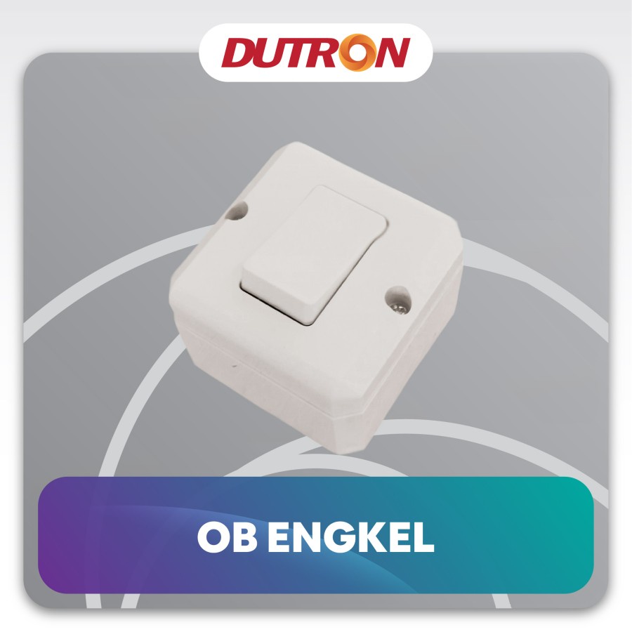 DUTRON Saklar Engkel Outbow Saklar Tunggal Outbow Saklar Tempel SNI