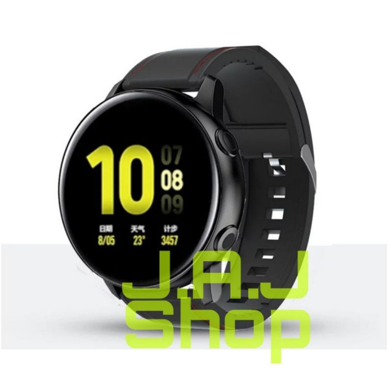 STRAP TALI JAM KULIT LEATHER RUBBER SILICONE SILIKON SAMSUNG GALAXY WATCH ACTIVE 1 SM R500 BAND