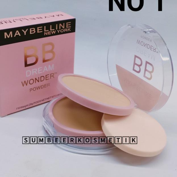 ✪ BEDAK MAYBELINE BB DREAM WONDER PINK 2IN1 NEW YORK ➢