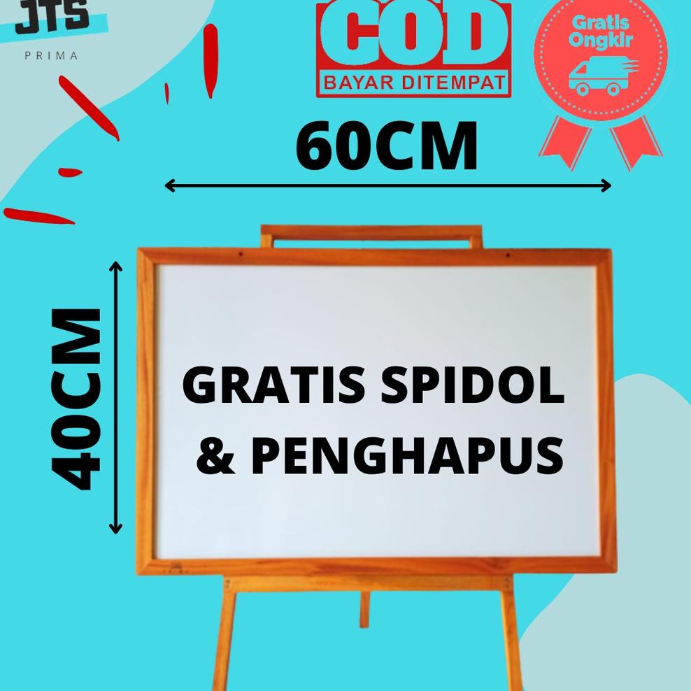 

[DISCOUNT 0J846] Papan Tulis / White Board 40X60 GRATIS SPIDOL DAN PENGHAPUS Bisa COD Best Produk