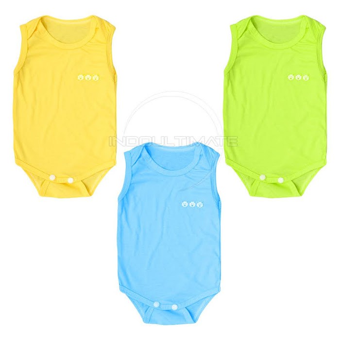 Jumper Jumsuit Jumpsuit Bayi Kutung Baru Lahir Perempuan Laki Laki Tanpa Lengan BC-171KK