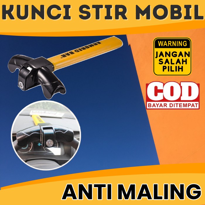 KUNCI STIR KUNCI SETIR MOBIL PENGAMAN MOBIL ANTI MALING PENGAMAN STIR AVANZA BRIO JAZZ RUSH CALYA
