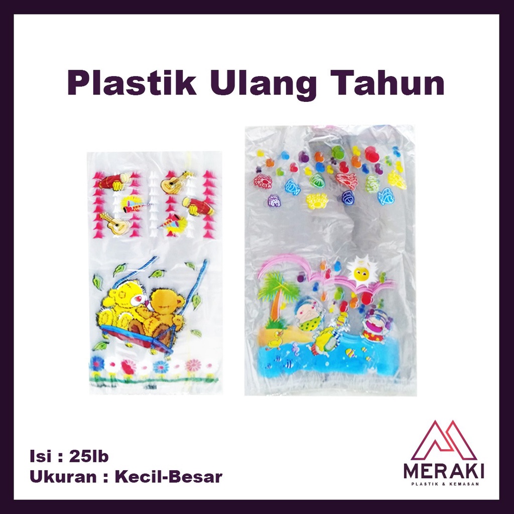 

Plastik Ulang tahun Bingkisan