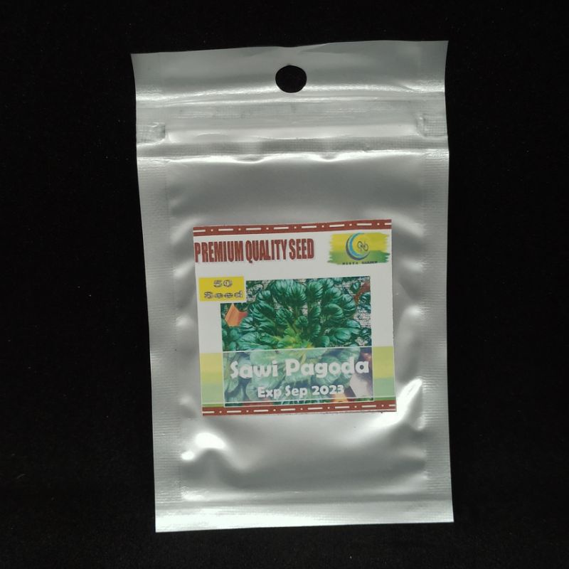 Benih Biji Sayur Kangkung Bayam Selada Sawi Kemangi Seledri Daun Bawang Kubis Kembang Kol Brokoli Wortel Cabe Cabai Tomat Paprika Terong Kacang Panjang Buncis Timun Labu Pare Oyong Gambas-Sawi Pagoda 50 biji