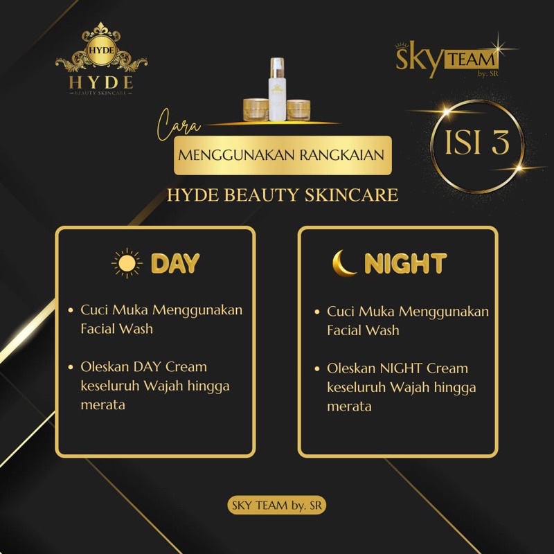 Hyde Beauty Skincare Paket Glowing Isi 3