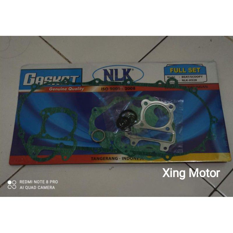 ONDERDIL MOTOR PACKING FULLSET TOPSET PACKING HONDA BEAT SCOOPY NLK