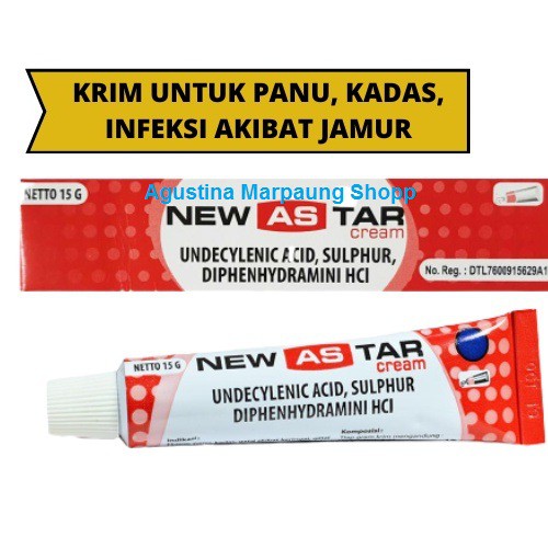 Salep Eksim / Panu / Kadas/ Salep New Astar 15gr / Newastar Cream 15gr