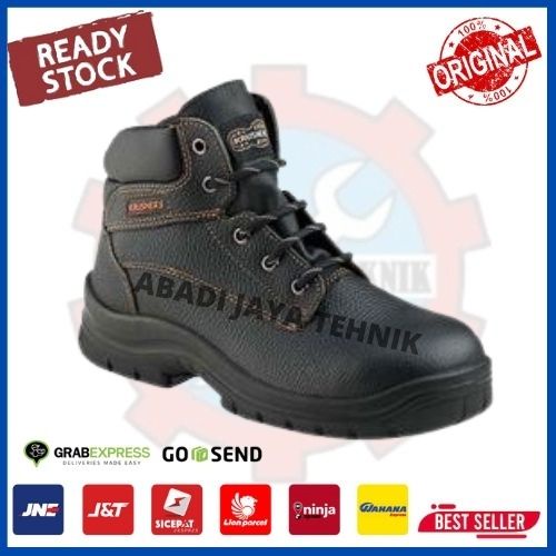 KRUSHER Dallas Sepatu Safety Shoes Krushers Dallas Original Black