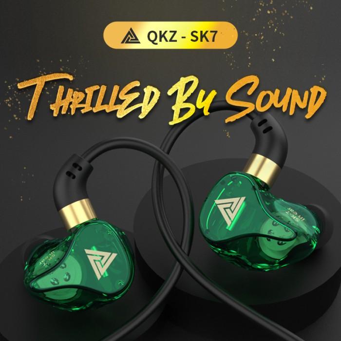 Earphone | Qkz Sk7 Basshead Earphone With Mic