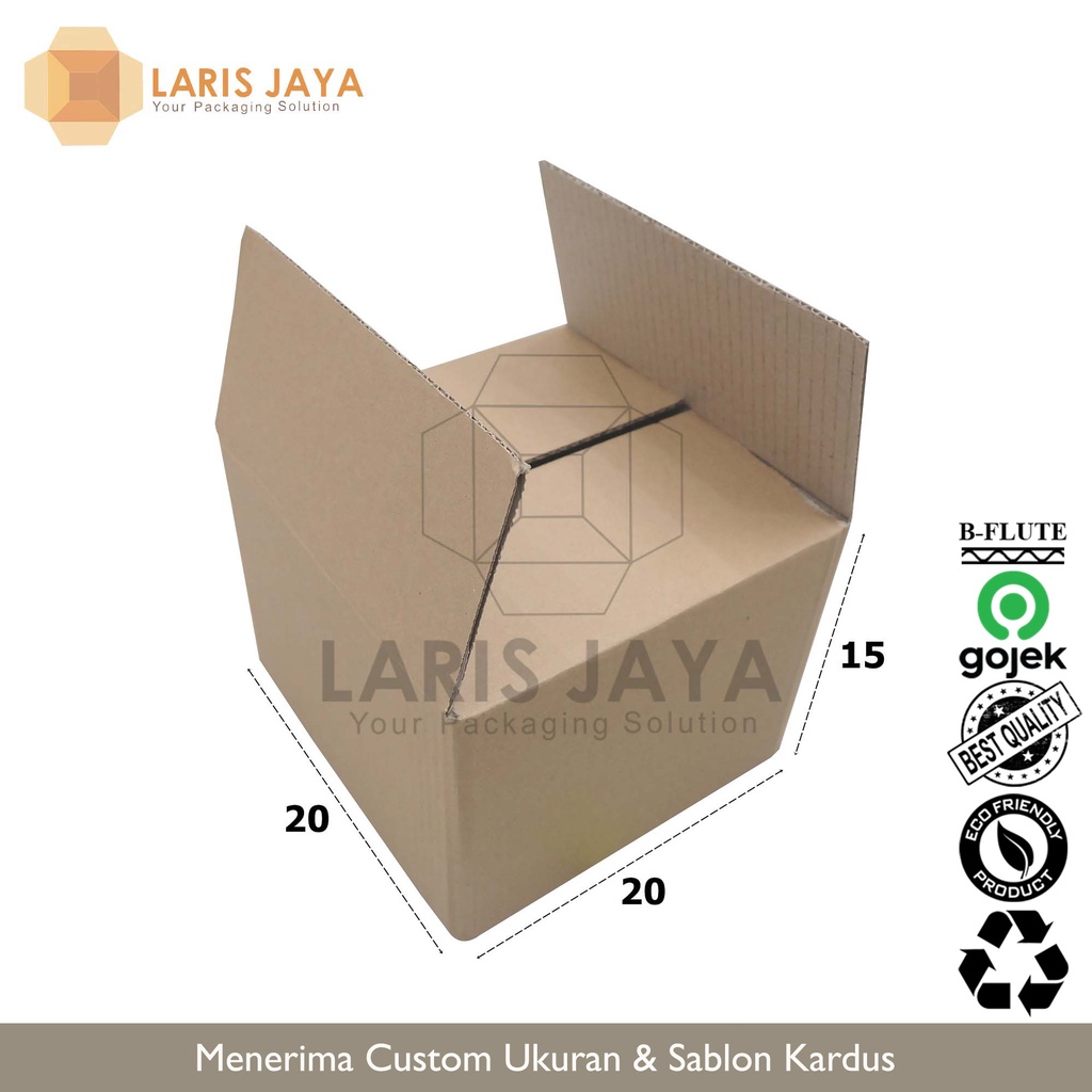 

Kardus / Box / Karton / Kotak Packing 20 x 20 x 15 cm ( Kardus 20 x 20 x 15 cm )