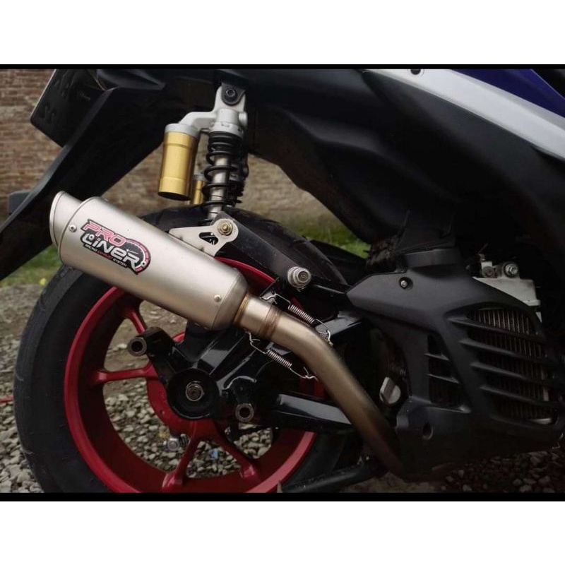 knalpot proliner Aerox old fullsystem original