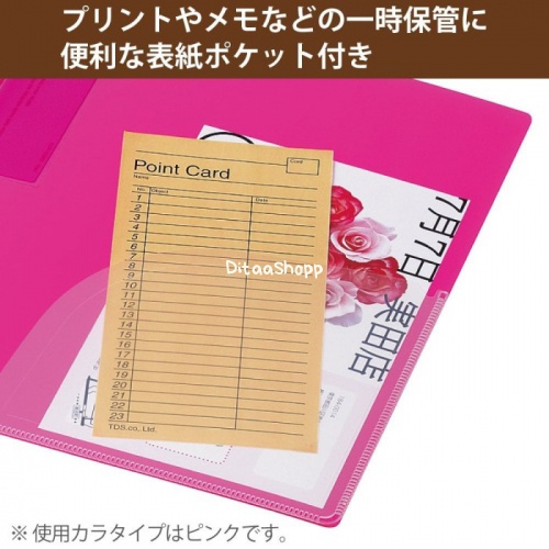 

Binder Kokuyo Color Tag - Bi-Color B5 26Rings With Plastic Divider - Putih 039