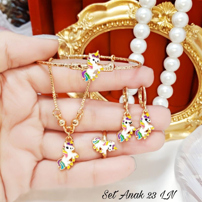 set xuping anak unicorn