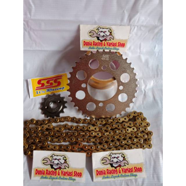 Gir set sss Gear set sss 415 Jupiter Vega Rx king Jupiter Mx Vega zr F1ZR force one Rante 415 gold