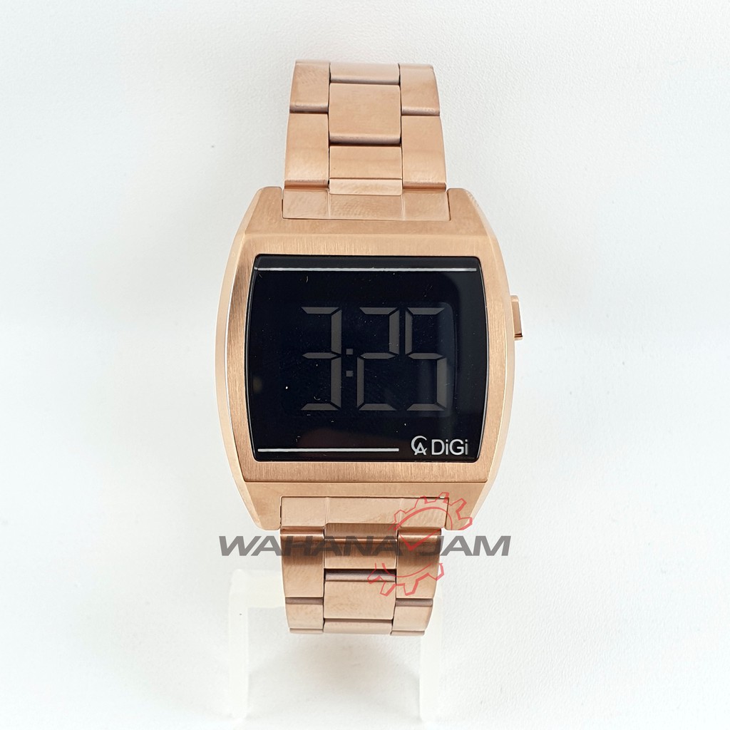 Alexandre Christie AC 9229 LH BRGBA / Jam Tangan Wanita AC9229 Rantai Digital RoseGold Original Asli