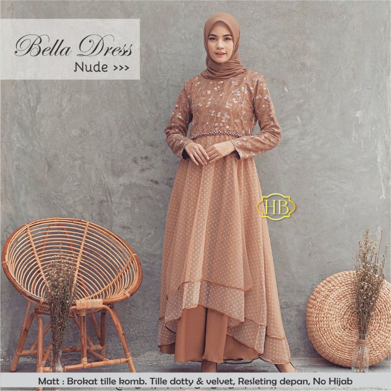 GAMIS BELLE | DRESS BELLE | GAMIS BELE BRUKAT TULLE MAXY DRESS PREMIUM TERBARU 2021 GAMIS BUSUI
