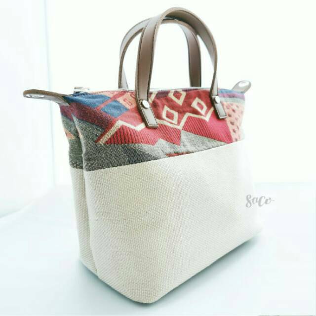 SACO Bags Amara Tas Canvas Denim PREMIUM
