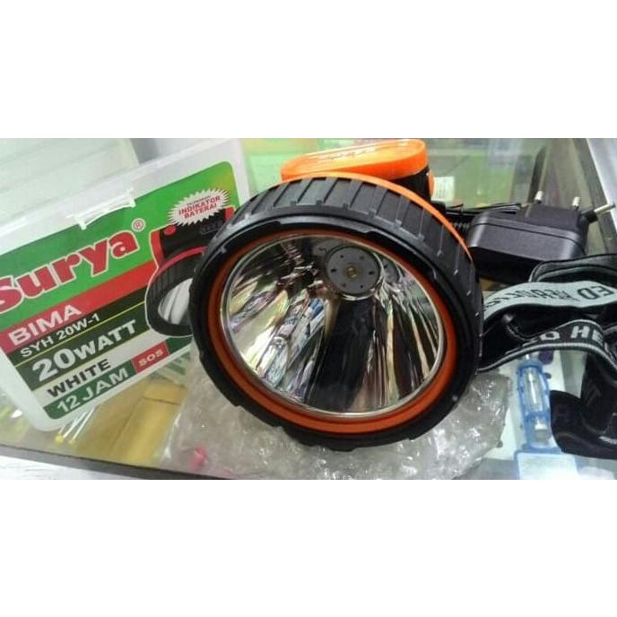 Promo Senter Kepala Surya 20Watt Bima Headlamp Outdoor 20Watt Surya Bima Limited