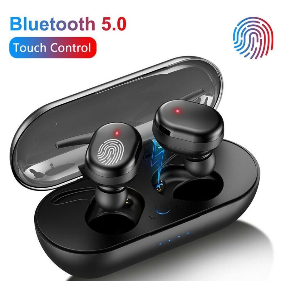 2021 Baru TWS Wireless Earphone Headset Bluetooth 5.0 HIFI Stereo Sound Music In-ear Earbuds With Mic Cocok Untuk Android IPhone