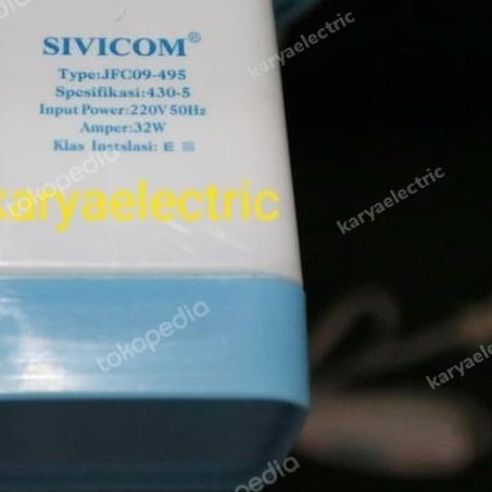 ⅎ Kipas Angin Jepit 3in1 Sivicom 5 Baling 32watt - Biru ✶