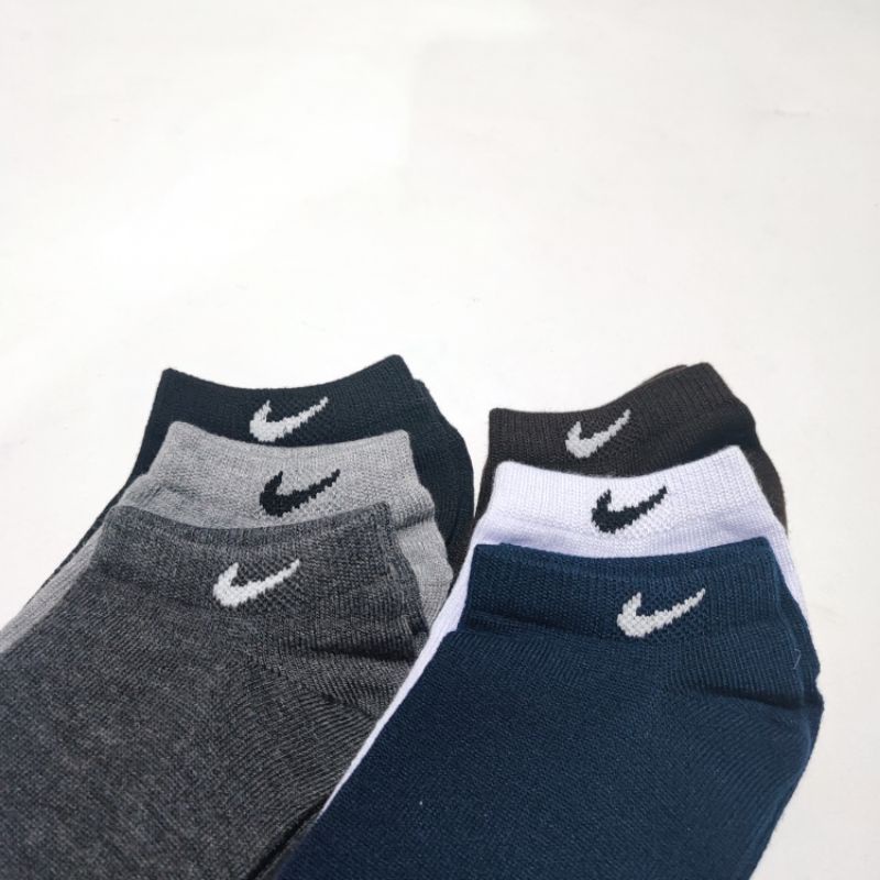 kaos kaki nike premium pendek semata kaki bahan catton pe lembut elastis_harga grosir