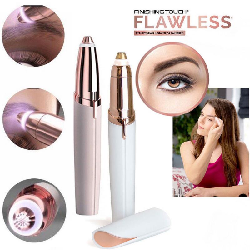 Pencukur Alis Elektrik /alat pencukur alis otomatis flawless eyebrow original