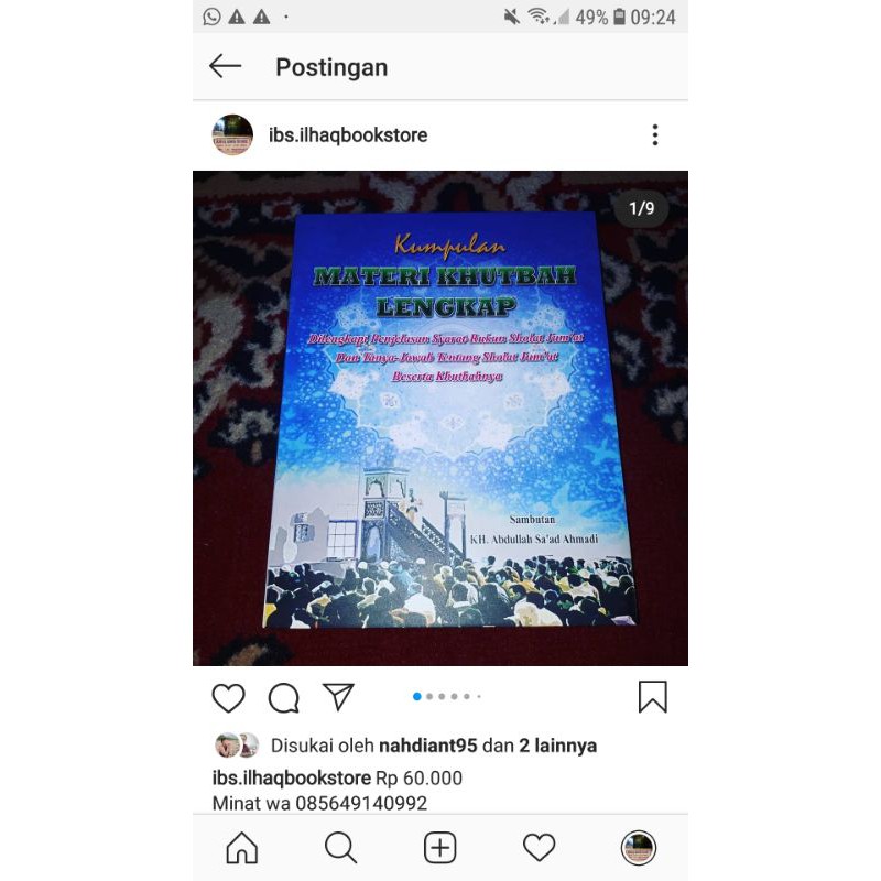 Buku khutbah lengkap satu tahun